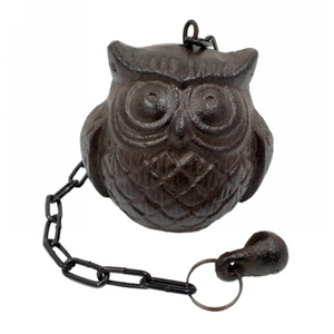 Cast Iron Hanging Owl Bell