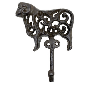 Cast Iron Sheep Wall Hook