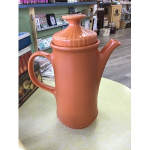 RETRO Meakin England Ceramic Coffee Pot - Orange 