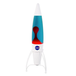 Retro Lava Lamp - NASA Space Rocket