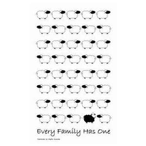 Black Sheep of the Family - Cotton Kitchen Tea Towel