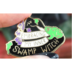 Inner Swamp Witch Lapel Pin - Jubly-Umph Originals