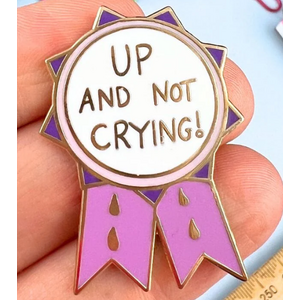 Up and Not Crying Lapel Pin - Jubly-Umph Originals