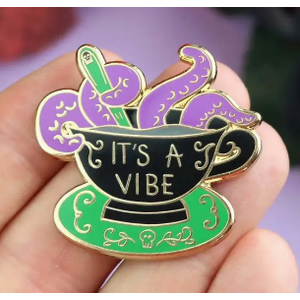 It's a Vibe Lapel Pin - Jubly-Umph Originals