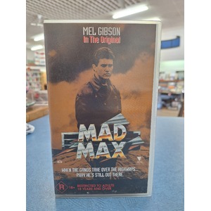 The Original Mad Max VHS - Mel Gibson - R18+