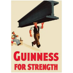 Blank Greeting Card - Guinness for Strength