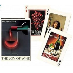 Piatnik Deck of Playing Cards - The Joy of Wine - Collector's Edition No. 1131