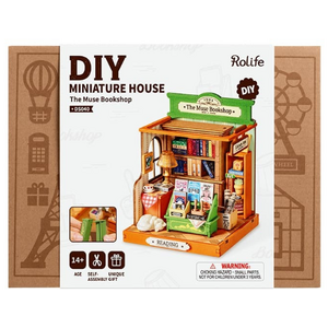 Rolife Miniature House - Muse Bookshop DS040 DIY Model