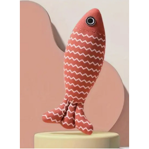 Canvas Soft Cat Toy - ZigZag Fish - Catnip