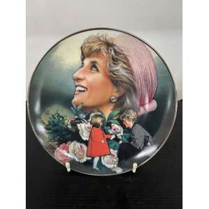 Franklin Mint - Princess Diana Plate - England's Rose