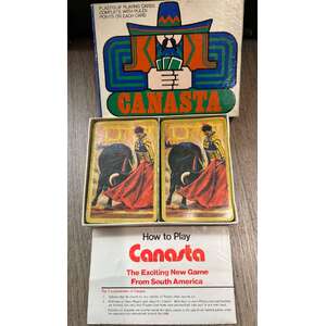 Vintage Canasta Playing Cards Set - Matador