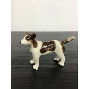 Ceramic Jack Russell Dog Ornament - Standing - 3.5 cm