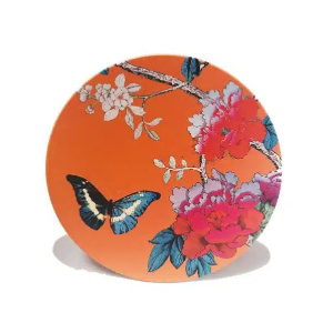 Ceramic Trivet - Cork Backed - Anna Chandler - Orange Bird 