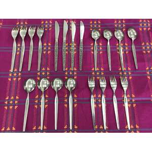 MCM Antigua Grand Prix Stainless Steel Cutlery Set - 20 Pieces - Korea