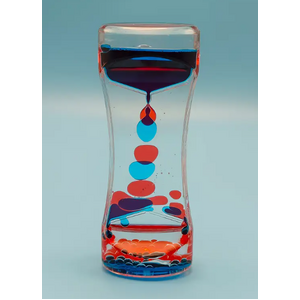 Oil Dripping Timer - Sensory Aid - Blue & Orange