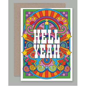 Blank Greeting Card - Hell Yeah