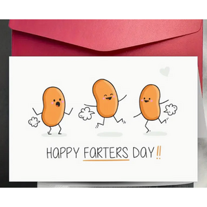 Happy Farter's Day - Blank Card