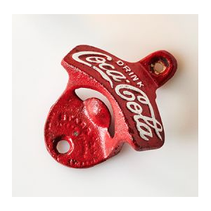 Coca Cola Wall Bottle Opener - Cast Iron