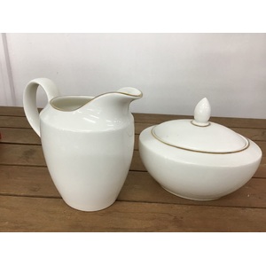 Royal Doulton Inspiration Creamer Jug & Sugar Bowl 