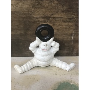 Small Michelin Man Statue - Splits - Cast Iron