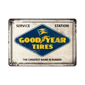 Good Year Tires Metal Sign - Postcard Size - Nostalgic Art