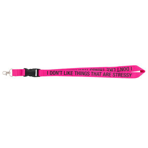 Lanyard - I Don't Like Things That Are Stressy