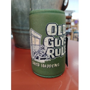 Shed Happens Stubby Holder - Old Guys Rule 