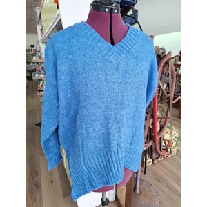 Acrylic Blend Jumper - Soft Blue - S/M